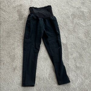 Indigo Blue Black Maternity Pants